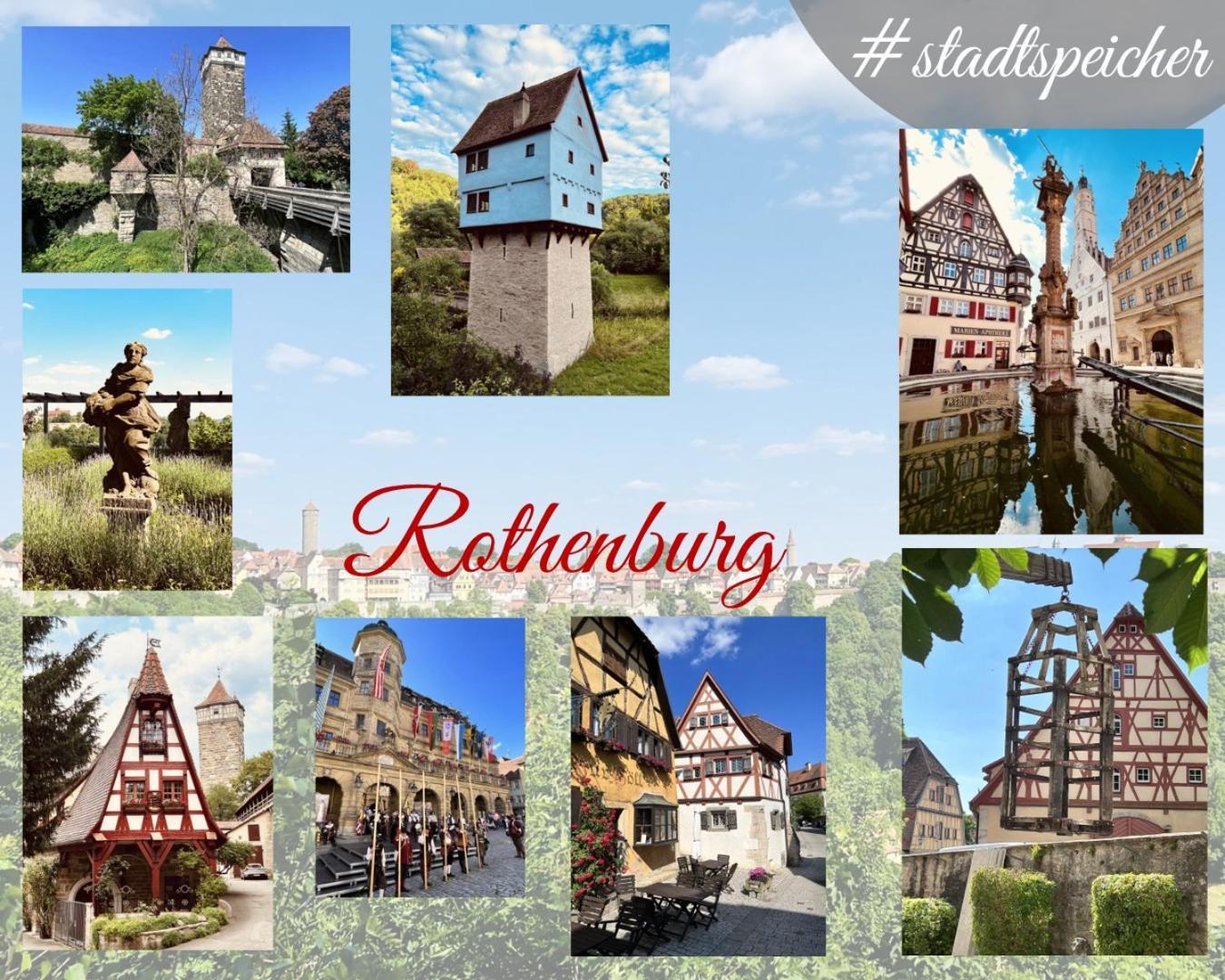 #Stadtspeicher - Suite Goldener Stern In Der Altstadt Rothenburg ob der Tauber Extérieur photo