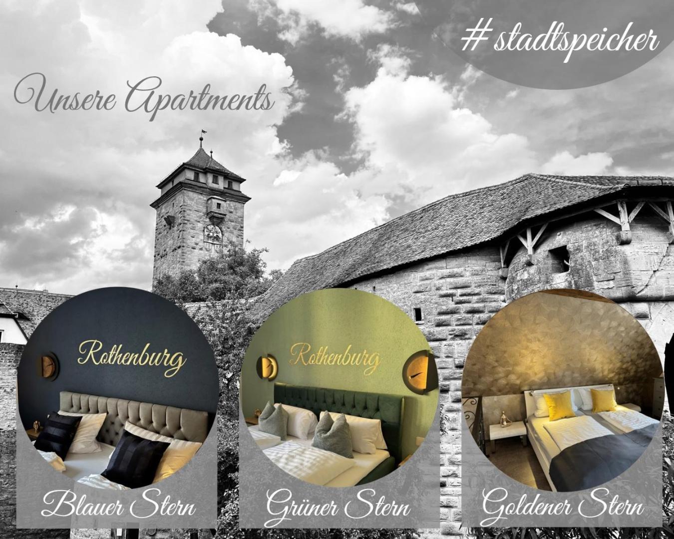 #Stadtspeicher - Suite Goldener Stern In Der Altstadt Rothenburg ob der Tauber Extérieur photo